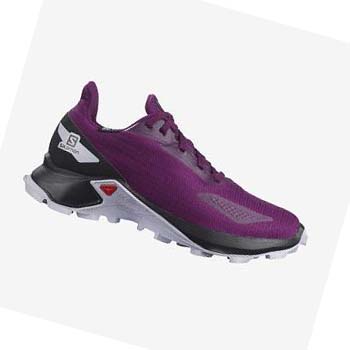 Salomon ALPHACROSS BLAST CLIMASALOMON™ WATERPROOF Trailove Bezecke Tenisky Detske Nachový | SK 3596UZG